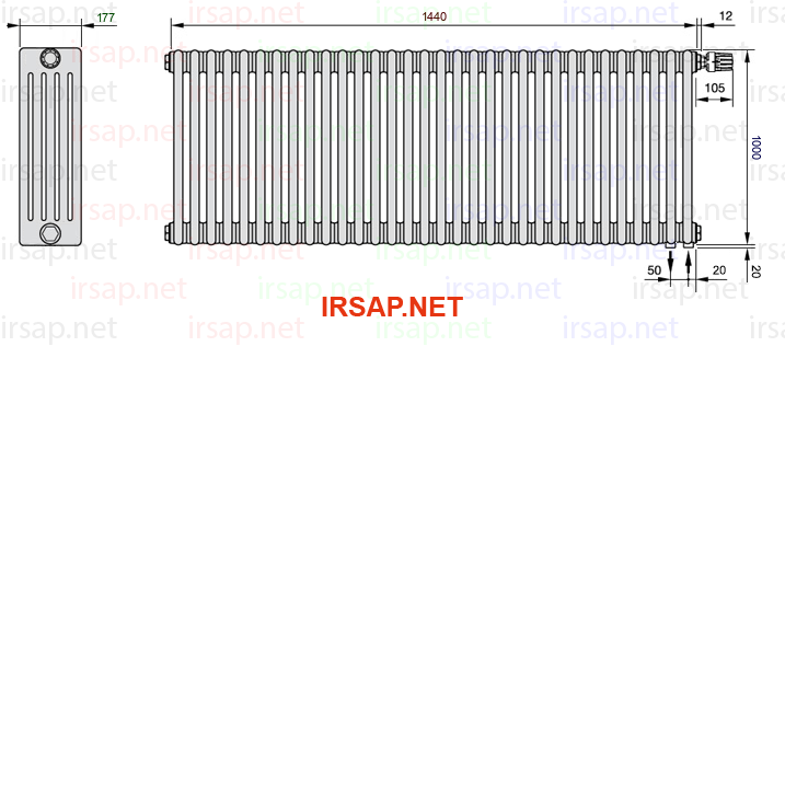 Радиатор IRSAP Tesi 51000/32 T25 CL 01